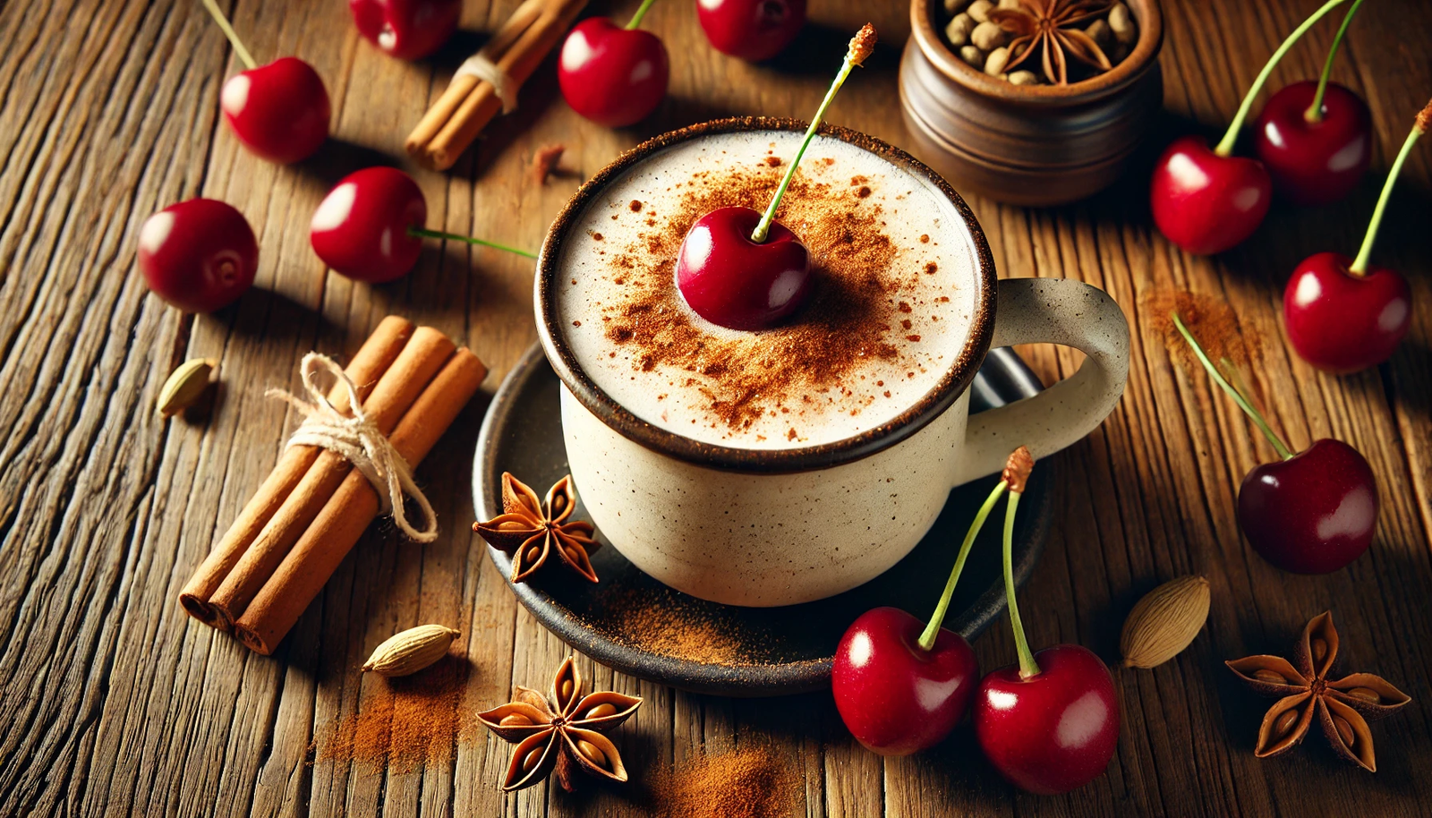 Cherry Chai Latte